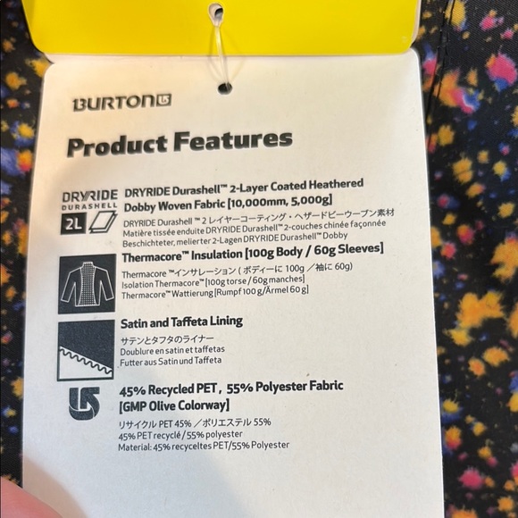 Insulated Women's Black Multicolor Dot Hooded Jacket - Picture 5 of 11